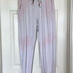Sundry Tie Dye Sweat Set Tapered Joggers Size 0 Extra Small Pink Blue Lounge Photo 7