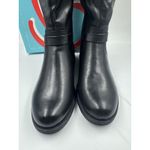 Baretraps  Ladies' Size 9, Cassidy Faux Leather Riding Boot Mid Calf Black New Photo 2