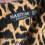 Nasty Gal Abstract Spot Print Angel Sleeve Midi Dress Size 8 Photo 6