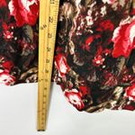 Susan Graver  Weekend Floral Cowl Neck Top Womens Large Dark Romantic Whimsigoth Photo 4
