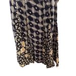 Anthropologie  MAEVE Blue & White Indiga Dress Sz M Tie-Back with Tassels Photo 5