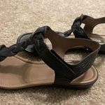 Ecco Women’s  Bouillion KNOT T-Strap Dress Sandals Black Size EU 38 US 7.5 Photo 3