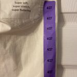 Jessica Simpson  Rolled Crop Skinny White Jeans size 4 inseam 27” brand new Photo 5