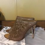 SheIn Golden glamour Sandals for glitter with stiletto tulle Mules Photo 1