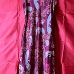 VINTAGE FLORAL LINGERIE SLIP MAXI DRESS Pink Size XL Photo 0