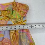 Farm Rio for Anthropologie Floral Print Ruffle Mini Dress Womens XL Pink Photo 3