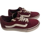 Vans  Ward Burgundy Skate Low Top Sneakers Women’s Size 6.5 Lace Up Photo 2