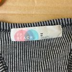 Free People  Catchin’ Rays Grey Ribbed Mini Dress Photo 6