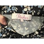 Parker Floral Bow Navy Bell Sleeve Dress Small S Photo 5