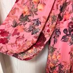 Torrid  Pink Rose Smocked Milkmaid Puffy Babydoll Tiered Glam Dress Women Size 4x Photo 12