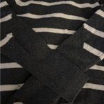 A New Day  Charcoal and White Striped Turtleneck Sweater Size S Photo 14