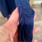 Navy Blue Shark Tooth Hem Shirt Size L Size L Photo 3