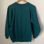 Vintage 80s 90s green cottagecore western horse graphic sweatshirt XL Photo 3