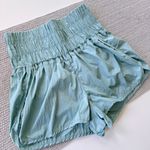 Free People  Movement The Way Home Short Turquoise High Waist Running Shorts Sz M Photo 3