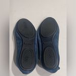 Tory Burch Women’s‎  Minnie Travel Ballet Flat Suede Blue Size 6 M Photo 5