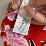 Free People  Gardenia Off The Shoulder Tunic Mini Dress Red Floral S Photo 4