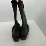 Fiorentini + Baker Mike moto Boot green pull on adjusable buckles sz 36.5 US 6.5 Photo 7