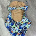 J.Crew Factory Bandeau One Piece Swimsuit Size Medium Photo 3