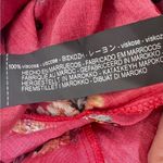 ZARA  Dress Red Floral Off Shoulder Size S Cocktail Beach Festival Boho Y2K Photo 11