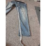 BCBGMAXAZRIA Distressed Boyfriend Jeans Light Wash Women's Size 29 Photo 4