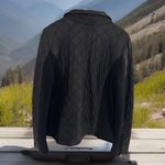 VTG Women's Wilson Genuine Leather Quilted Jacket, Size: L Black Size L Photo 4