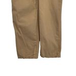 Vans Womens Khaki Embroidered Sleeveless Retro Button Front Coveralls Size XS Photo 1