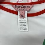 Juicy Couture  Red and White Top and short set size small Photo 2
