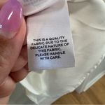 Lulus  Bubbly Charm NWT size‎ Medium White Taffeta Tiered Ruffled Mini Dress Photo 10