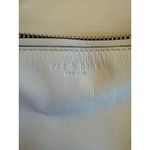 rag & bone Elliot Off White Crossbody Smooth Leather Sling Bag Silver Hardware Photo 5