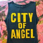 Aviva y2k vintage 2000s " city of angel " los angeles letter print sleeveless tank top Photo 2