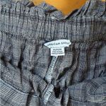 American Eagle  Plaid Pants Wide Leg Photo 1