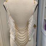 San Joy  | open back crop top with gold embellishments Photo 5