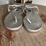 Ralph Lauren  Makayla Silver leather sandals 5.5 Photo 2
