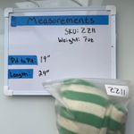 Outerknown 100% Cashmere Striped Sweater Top Green Cream Short Sleeve Womens M Size M Photo 9