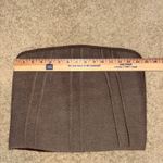 Pilcro Anthropologie corset sweater top Brown Strapless L Hook & Eye Closure Photo 9