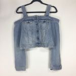 GRLFRND  Off The Shoulder Denim Top Photo 5