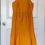 J.Crew Saffron Embroidered Scallop Yellow Midi Dress - 2 Photo 3