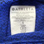 Athleta  Turtleneck Top Women's Size S Blue Black‎ Long Sleeve Athletic Photo 5