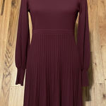 SheIn Burgundy Ribbed Sweater Dress • L (NWT) Photo 0