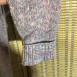 Falls Creek Long Heather Purple Gray Vneck Medium Knit Fuzzy Sweater Small Photo 10