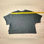 Converse Black Logo Cropped Tee Photo 6