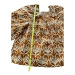 Happy X Nature Kate Hudson Misty Floral Print Top Size XL Brown Photo 4