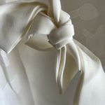 Anthropologie  label three eighty - two White V-Neck dress NWT Photo 3