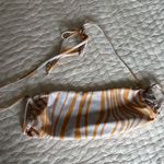 SheIn Orange and white swimsuit top Photo 0