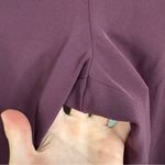 Veronica Beard  Burgundy Core Zip Back Scuba Slim Pants Size 8 Photo 3