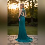 Abby Paris NWT Teal Bridal/Bridesmaids Gown STYLE #981010 Size 12 Photo 2