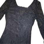 Candie's Candie’s Black Lace Midi Dress Photo 3