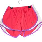 Nike  Dri-FIT Running Shorts Womens Medium Pink White Purple Athletic Gym Photo 1