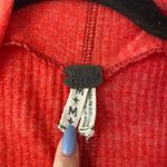 We The Free  Orange Pink Mockneck Oversized Top Bohemian Women's size Medium Photo 1