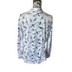 Her Riding Habit Equestrian Ladies Dragonfly Jersey Top Long Sleeve 2XL insects Blue Size XXL Photo 2